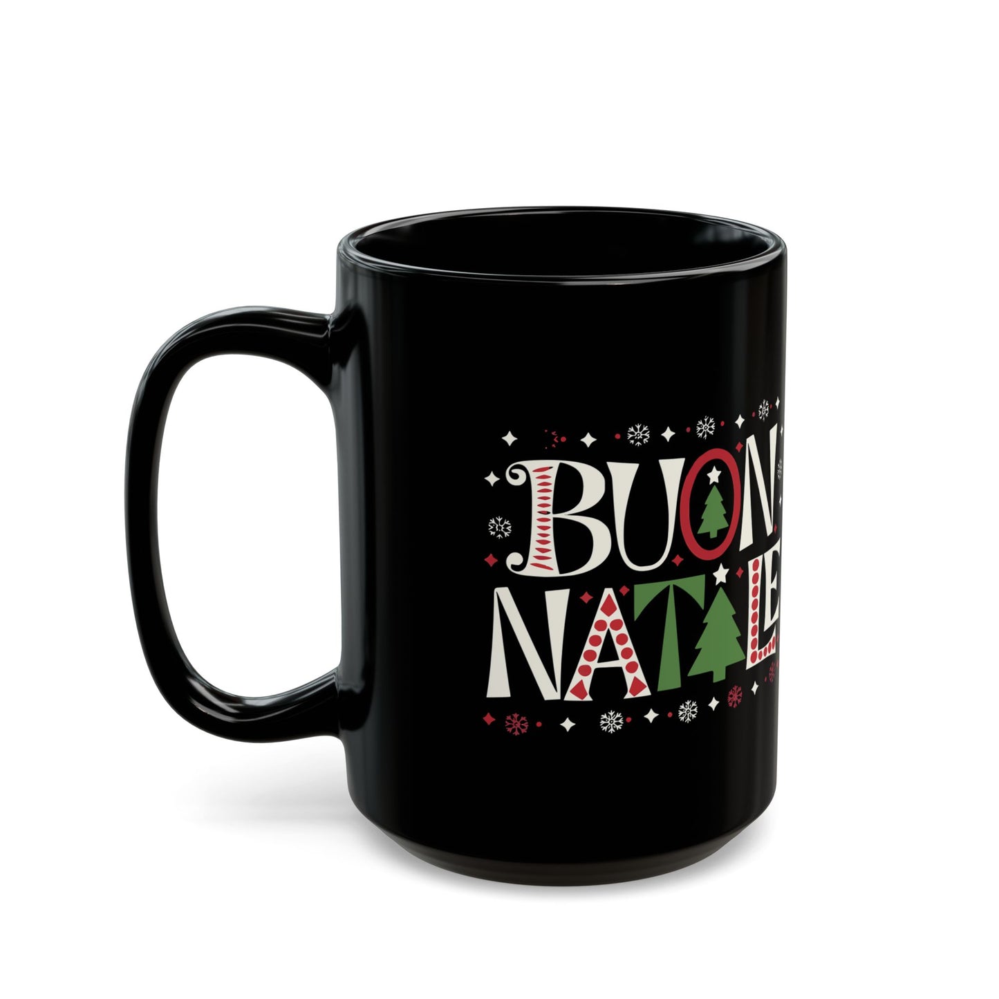 Buon Natale Black Mug (11oz, 15oz)
