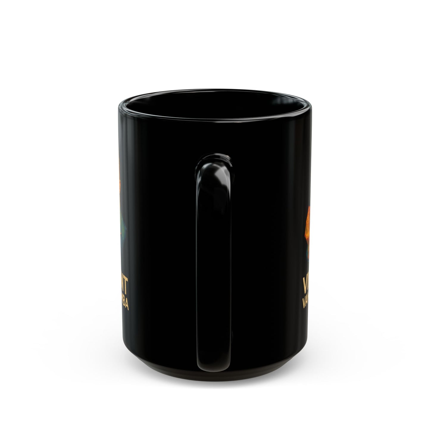 Vincent van Goomba Cornicello Hand Gesture Black Mug (11oz, 15oz)
