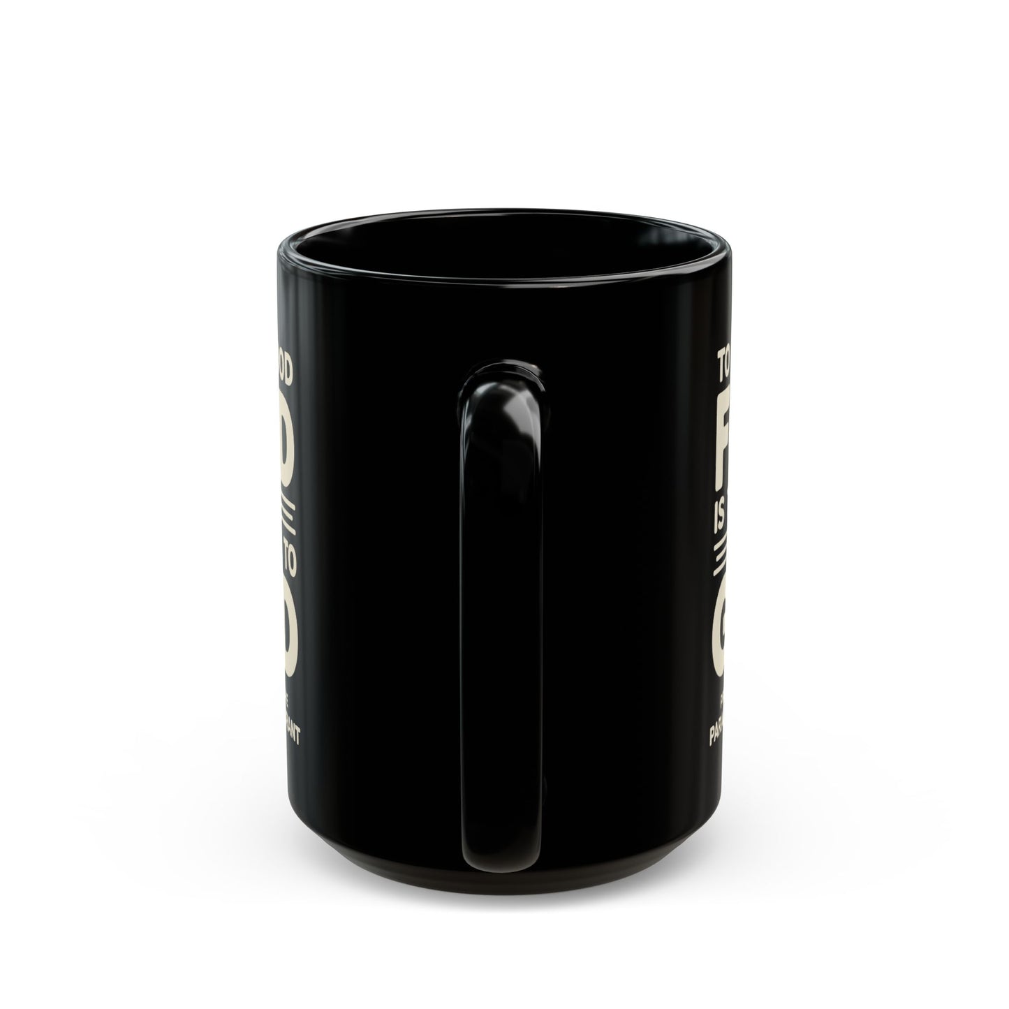 Eat Good Food Big Night Quote Black Mug (11oz, 15oz)