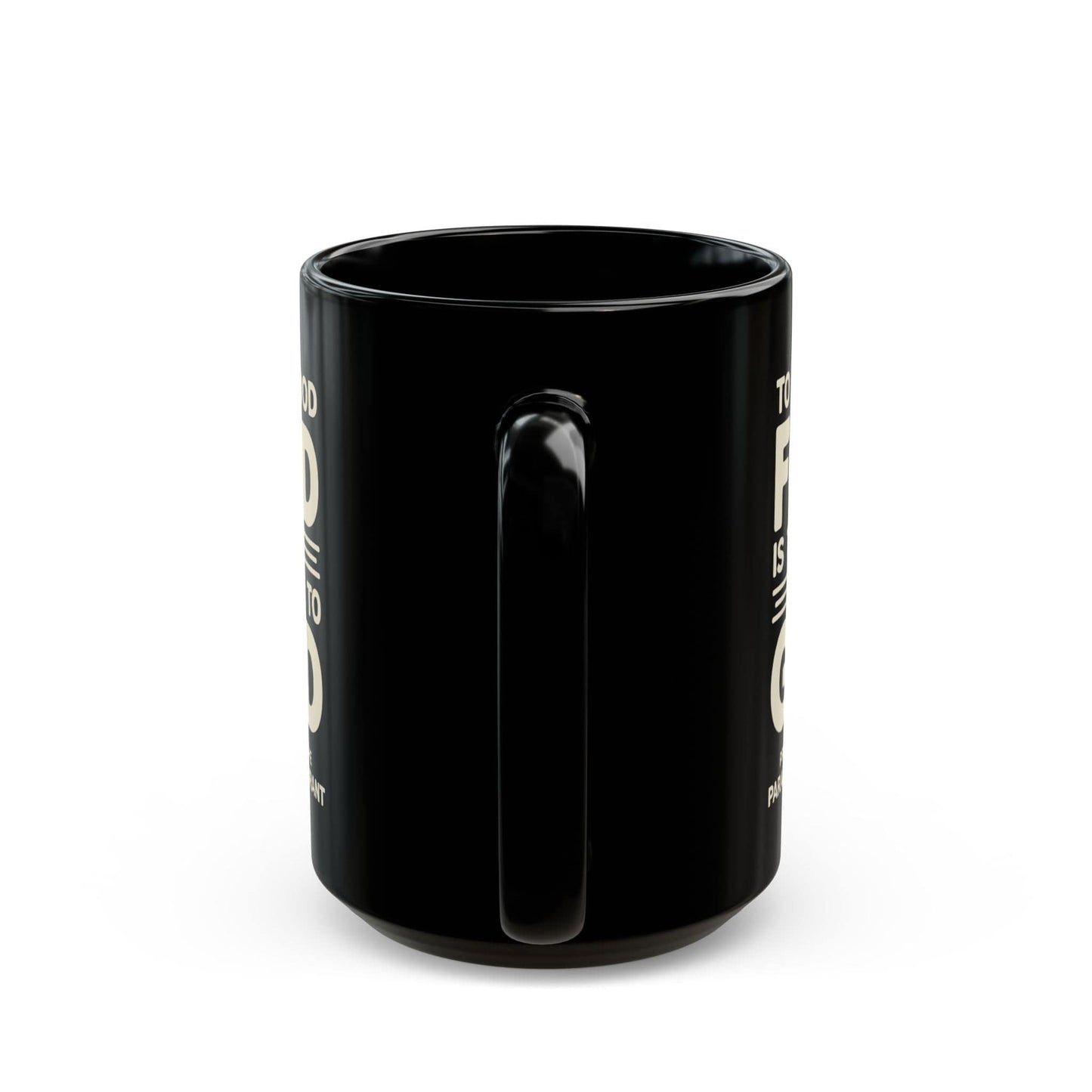 Eat Good Food Big Night Quote Black Mug (11oz, 15oz)