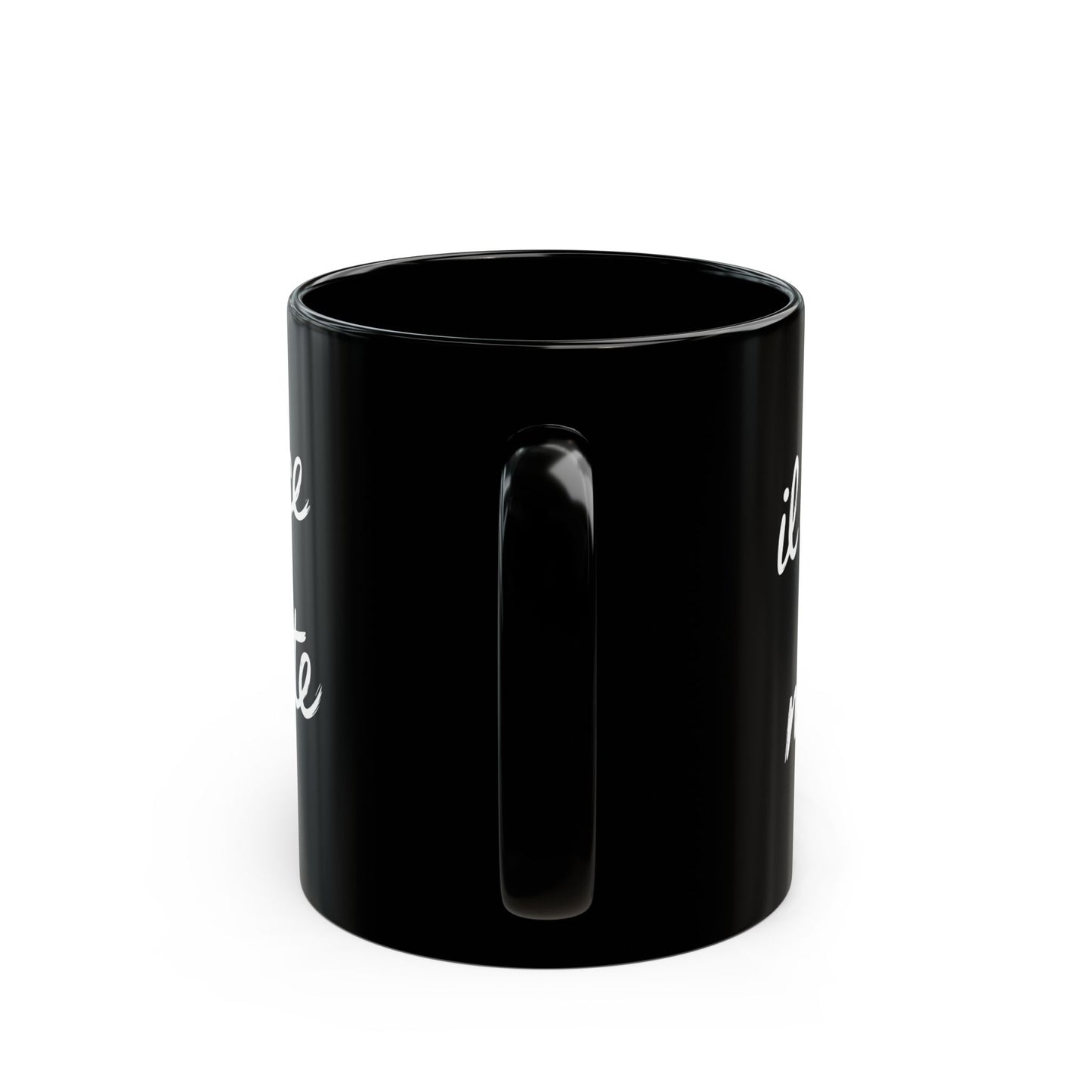 Il Dolce Far Niente Black Mug (11oz, 15oz)