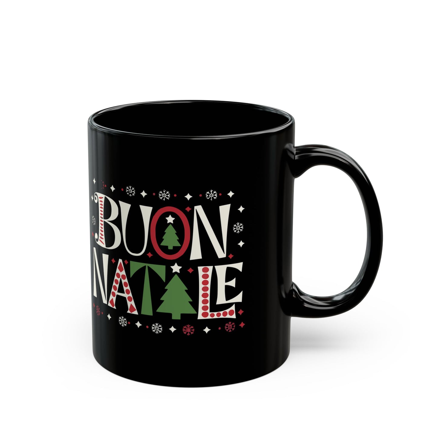 Buon Natale Black Mug (11oz, 15oz)