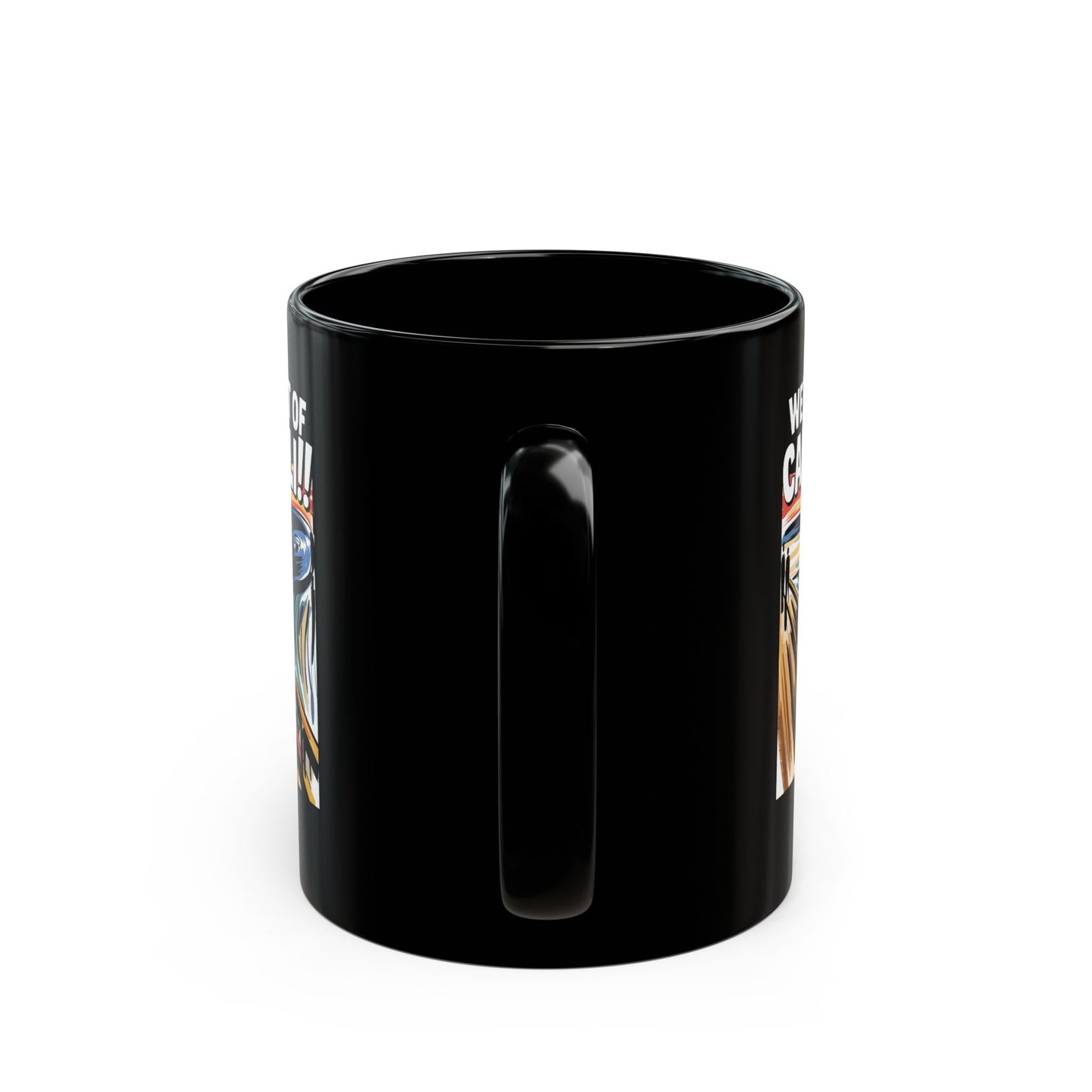 The Scream We're Out of Cannoli Black Mug (11oz, 15oz)