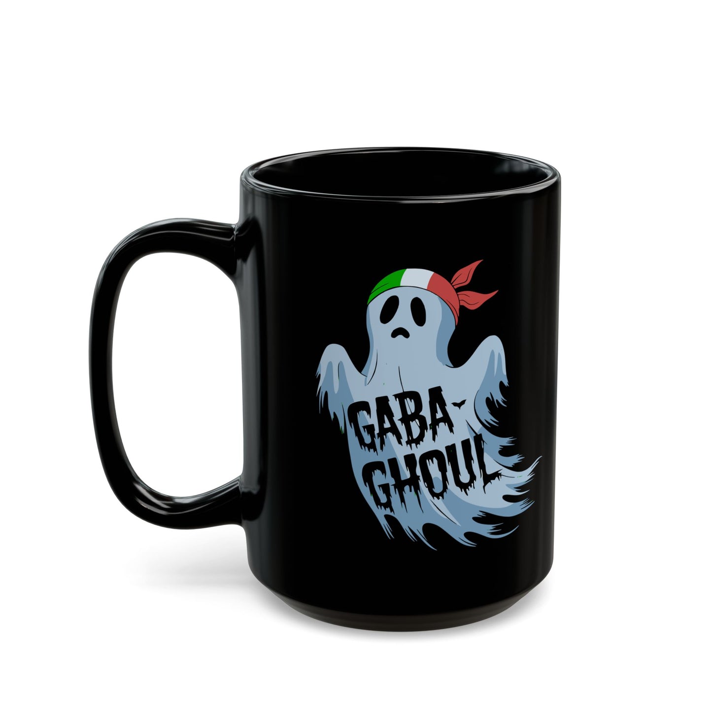 Halloween Gabaghoul Ghost Black Mug (11oz, 15oz)