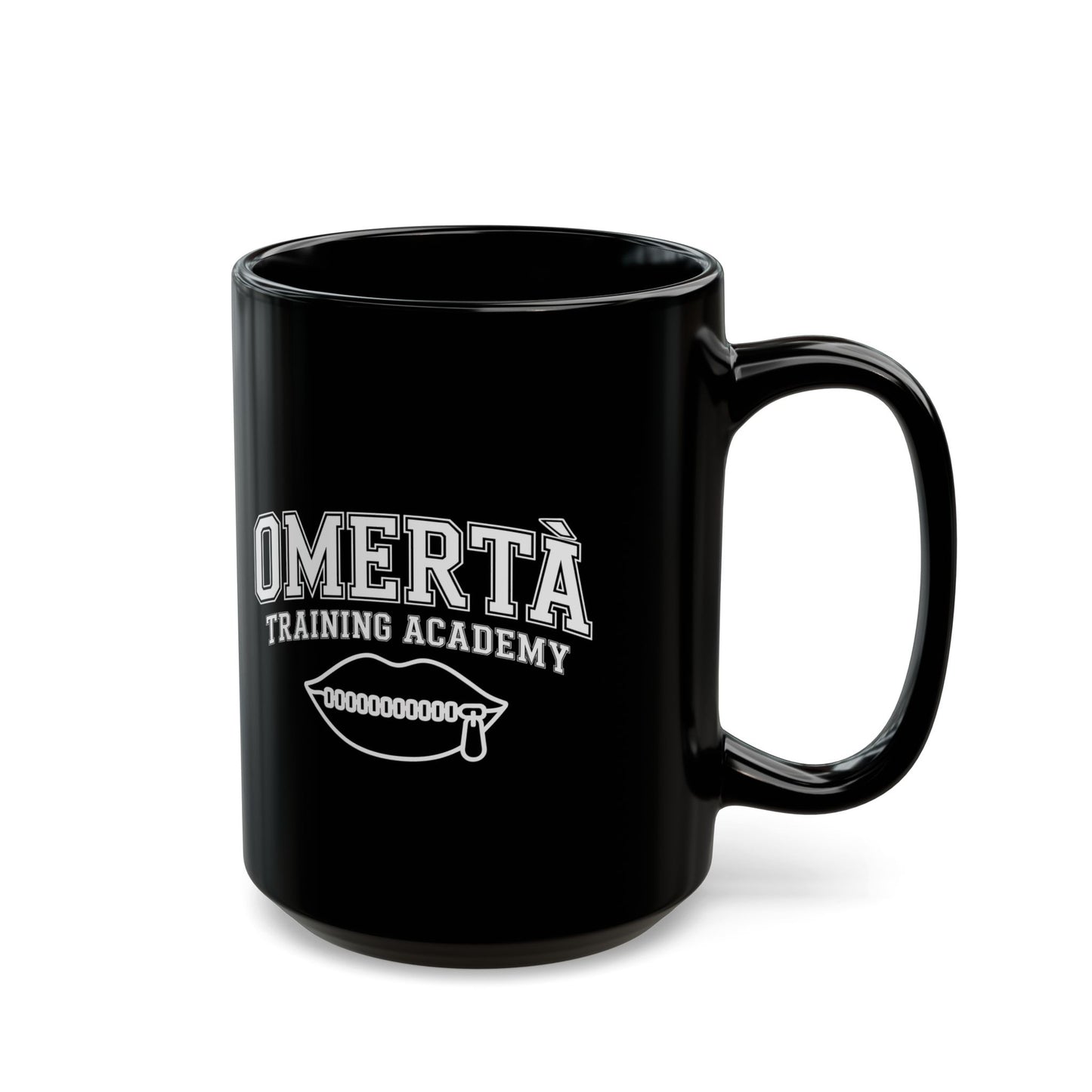 Omertà Training Academy Black Mug (11oz, 15oz)