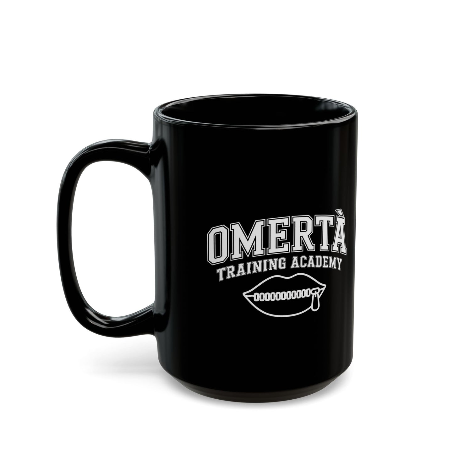 Omertà Training Academy Black Mug (11oz, 15oz)