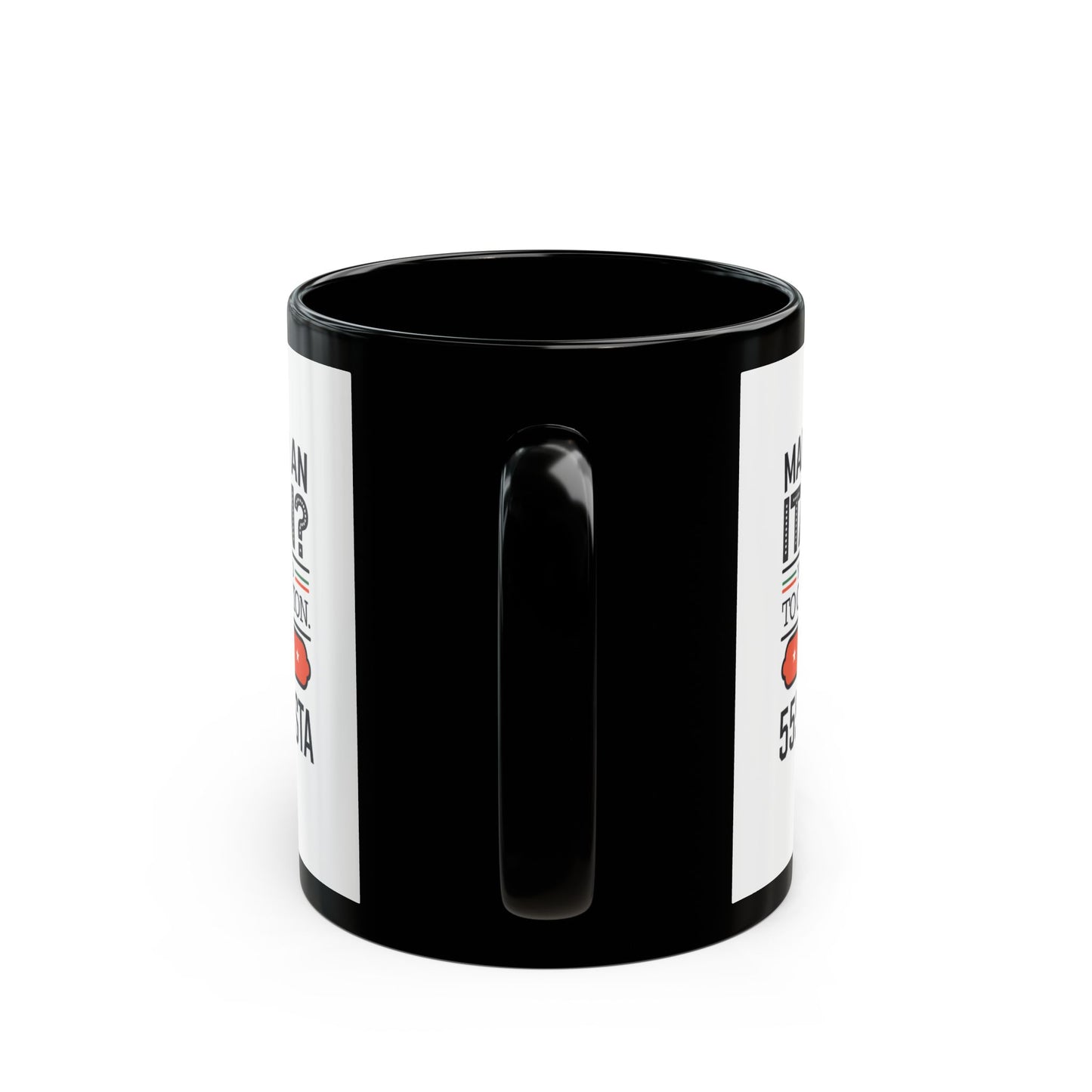 Married to an Italian Compensation Black Mug (11oz, 15oz)