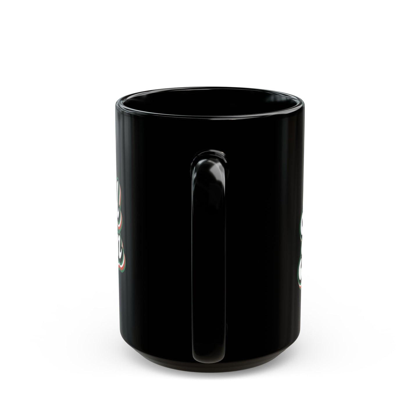 Old School Italian Black Mug (11oz, 15oz)