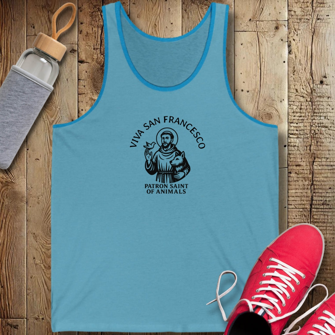 Viva San Francesco St Francis Unisex Jersey Tank