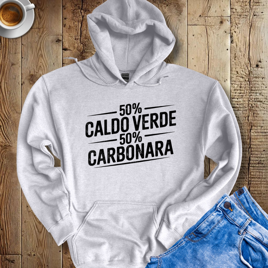 50% Caldo Verde 50% Carbonara Half Portughese Italian Hoodie Sweatshirt