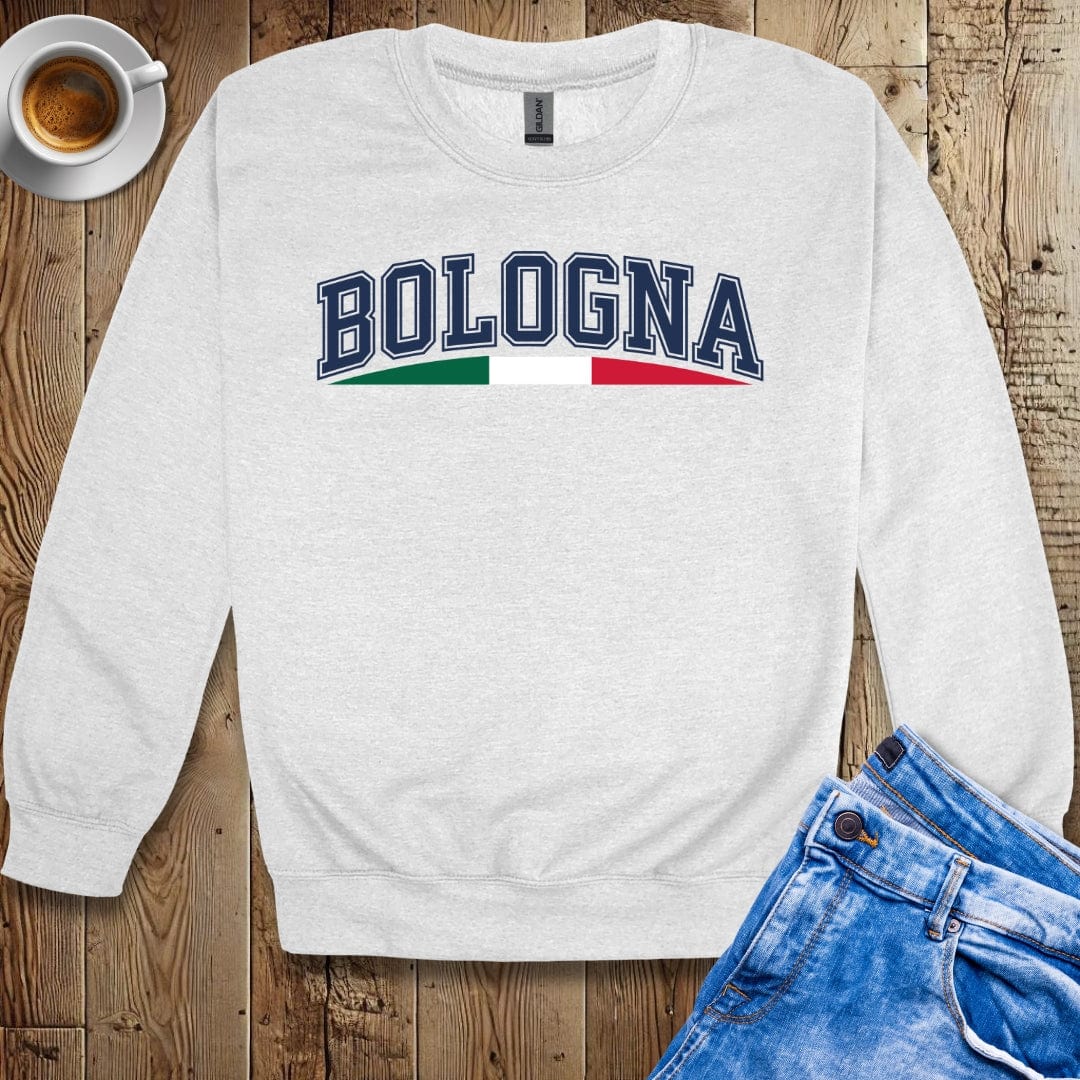 Varsity Style Bologna Crew Neck Sweatshirt