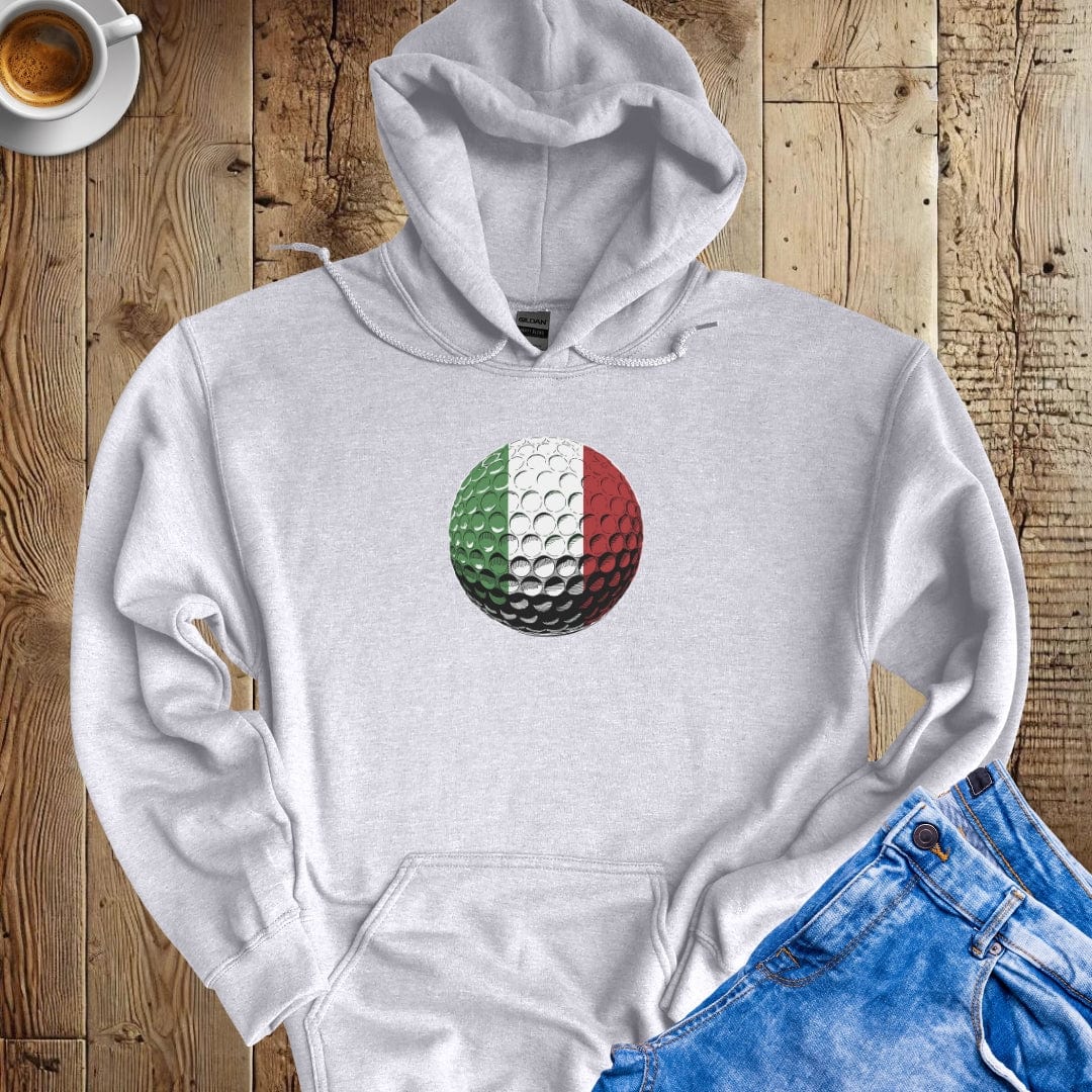 Italian Flag Golf Ball Hoodie Sweatshirt