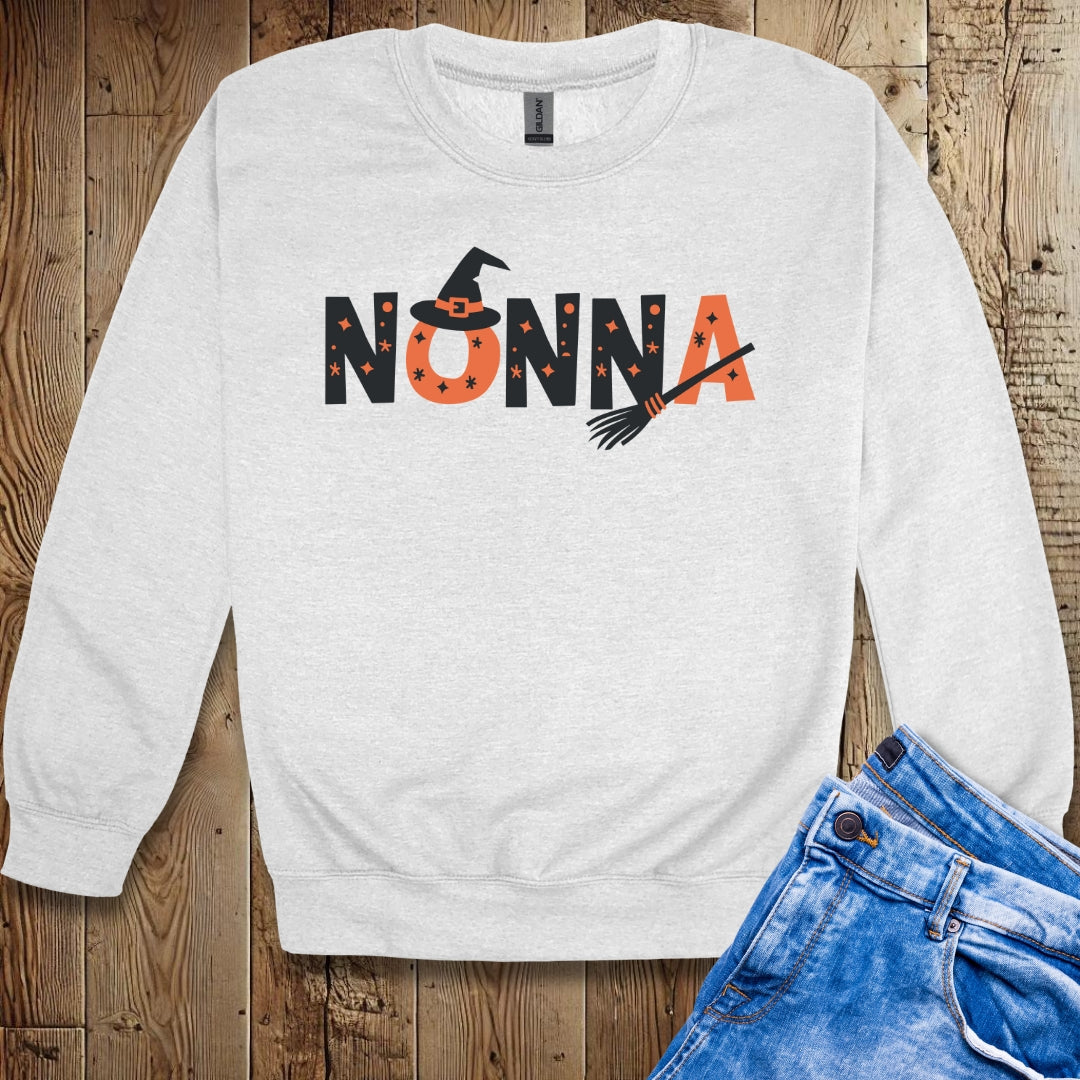 Nonna Witch Halloween Sweatshirt