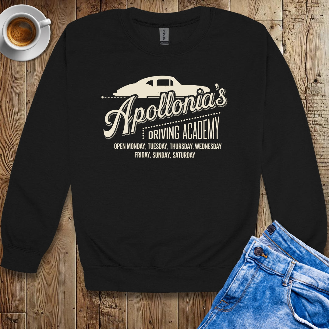 Apollonia's Driving Academy Godfather Parody Sweatshirt