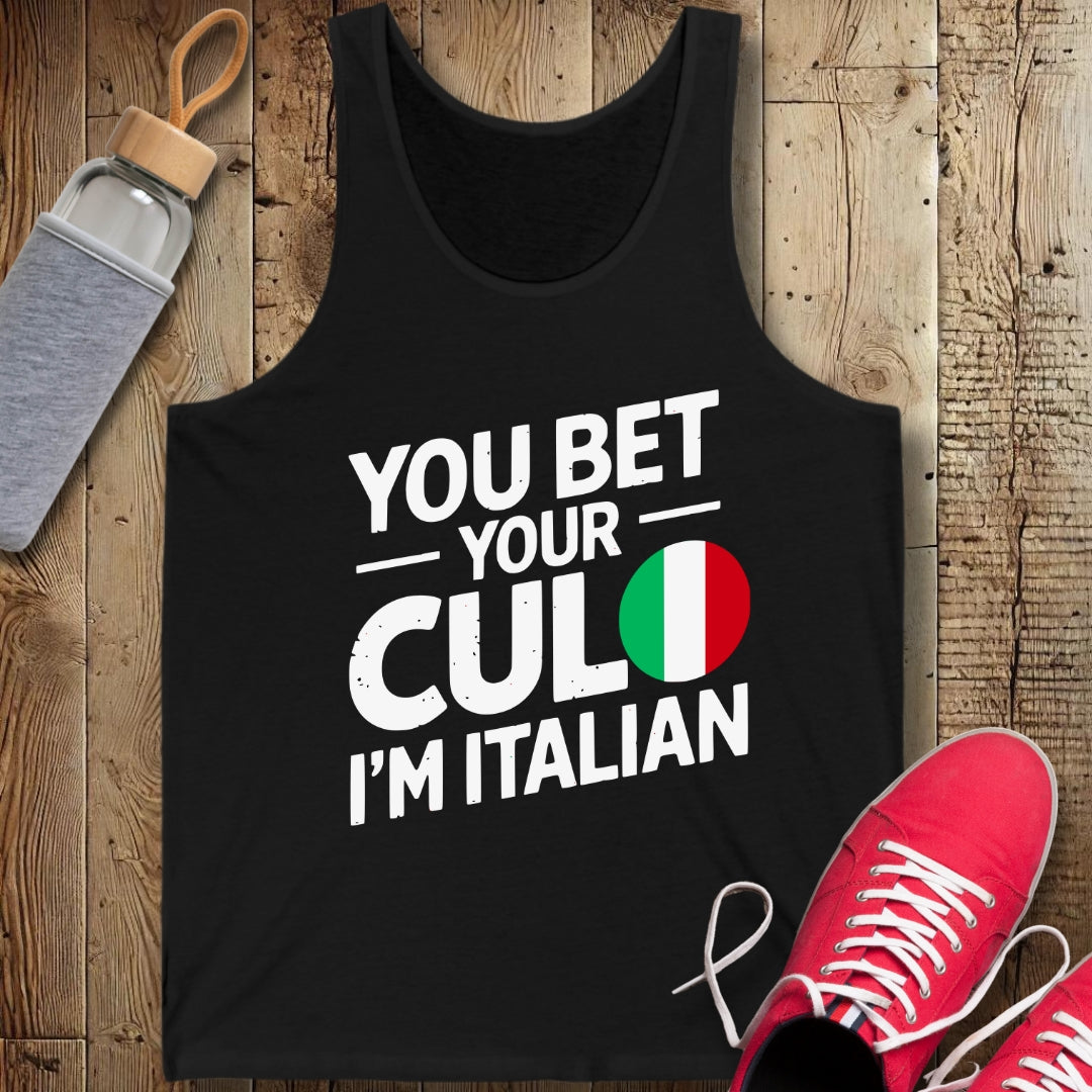 You Bet Your Culo I'm Italian Unisex Jersey Tank