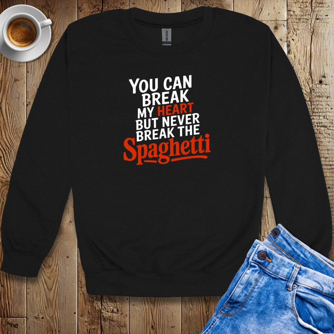 Never Break the Spaghetti Crew Neck Sweatshirt