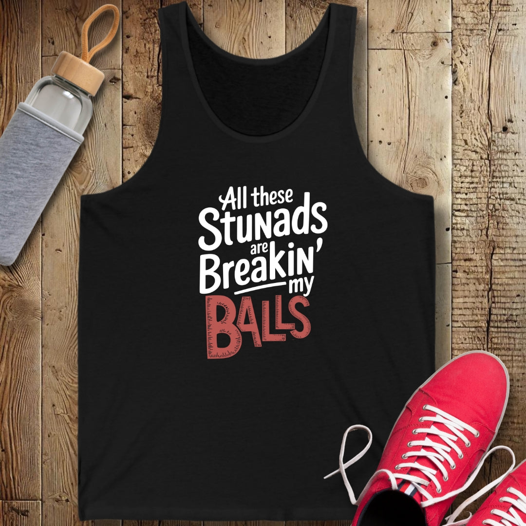 All These Stunads Breakin Balls Unisex Jersey Tank