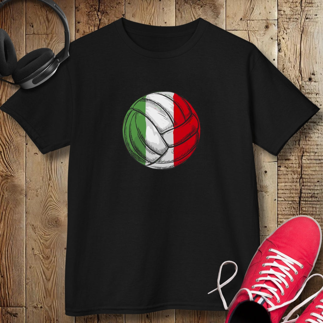 Italian Flag Volleyball Kids Tee