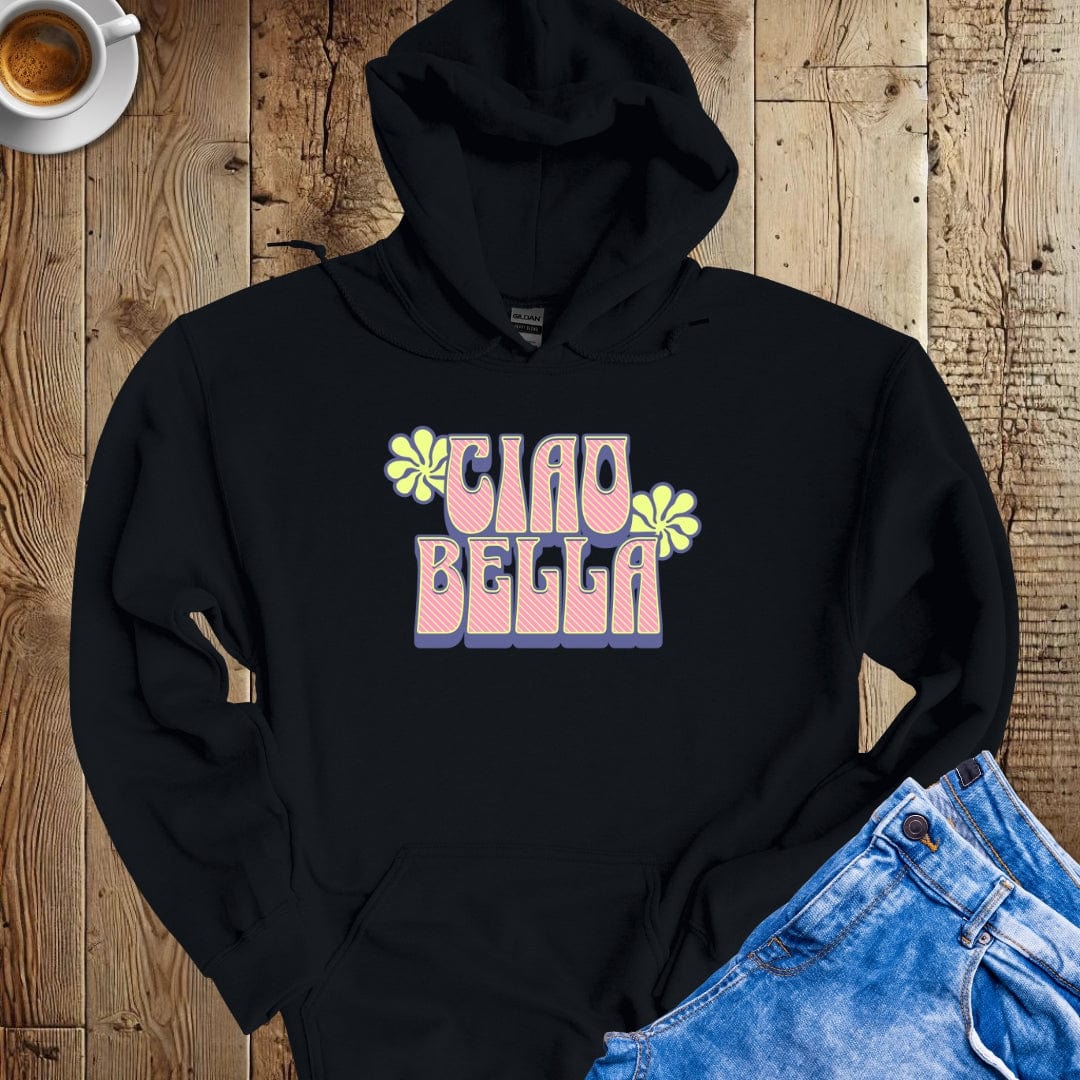 Retro Ciao Bella Hoodie Sweatshirt