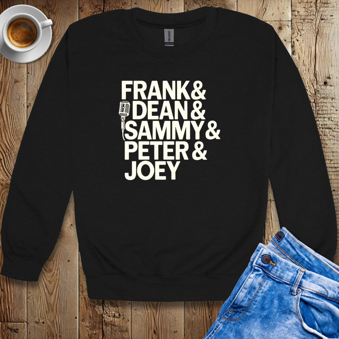Rat Pack Names Sinatra Martin Sweatshirt