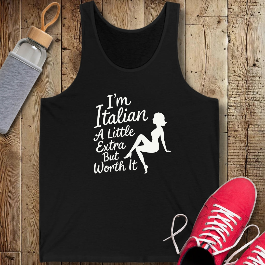 I'm Italian Woman Worth It Unisex Jersey Tank