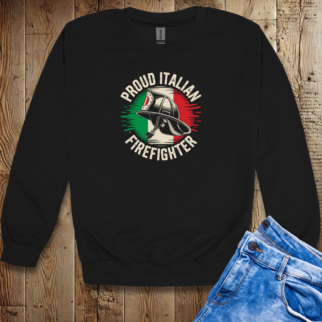 Proud Italian Firefighter Sweatshirt