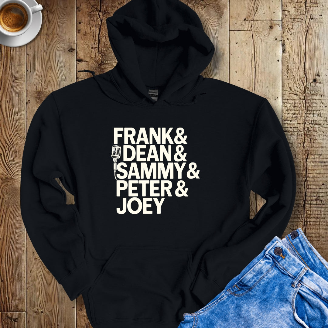 Rat Pack Names Sinatra Martin Hoodie Sweatshirt