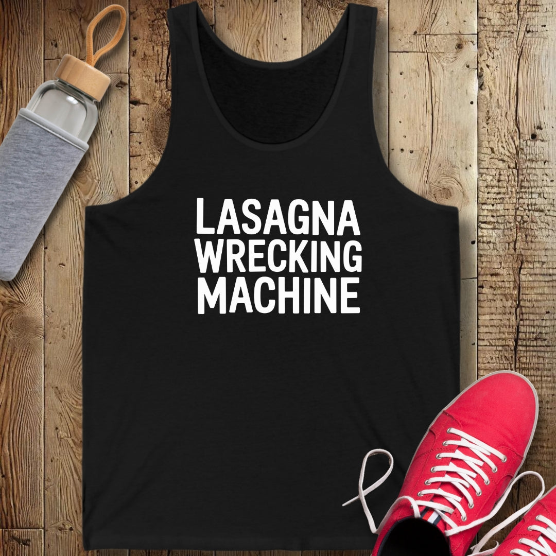Lasagna Wrecking Machine Unisex Jersey Tank