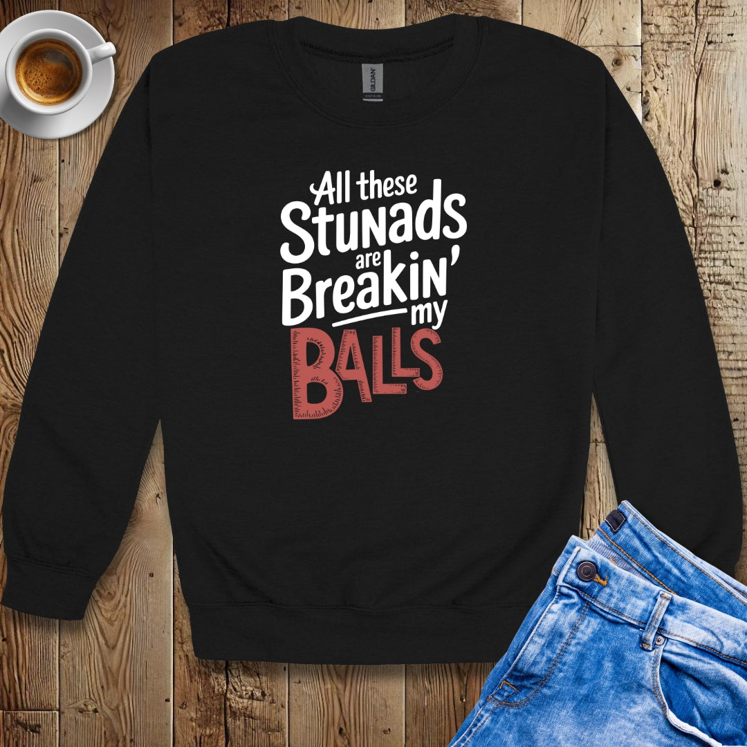 All These Stunads Breaking My Balls Sweatshirt