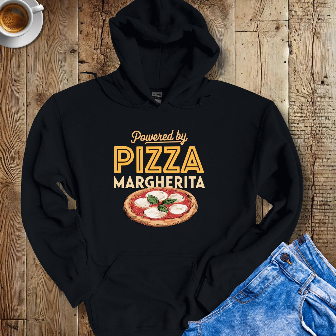 Powered by Pizza Margherita Hoodie Sweatshirt