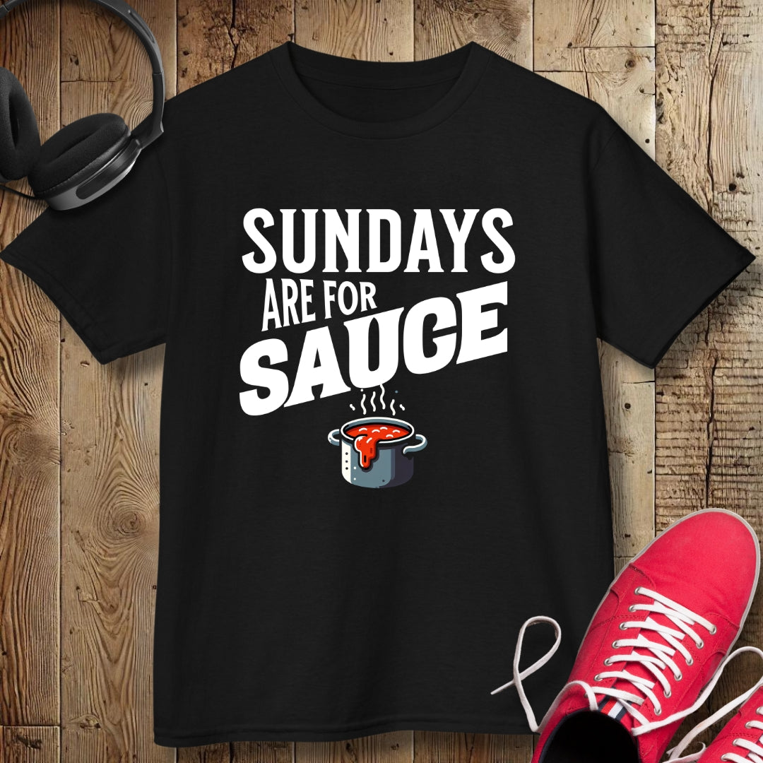 Sundays Are For Sauce Kids Tee