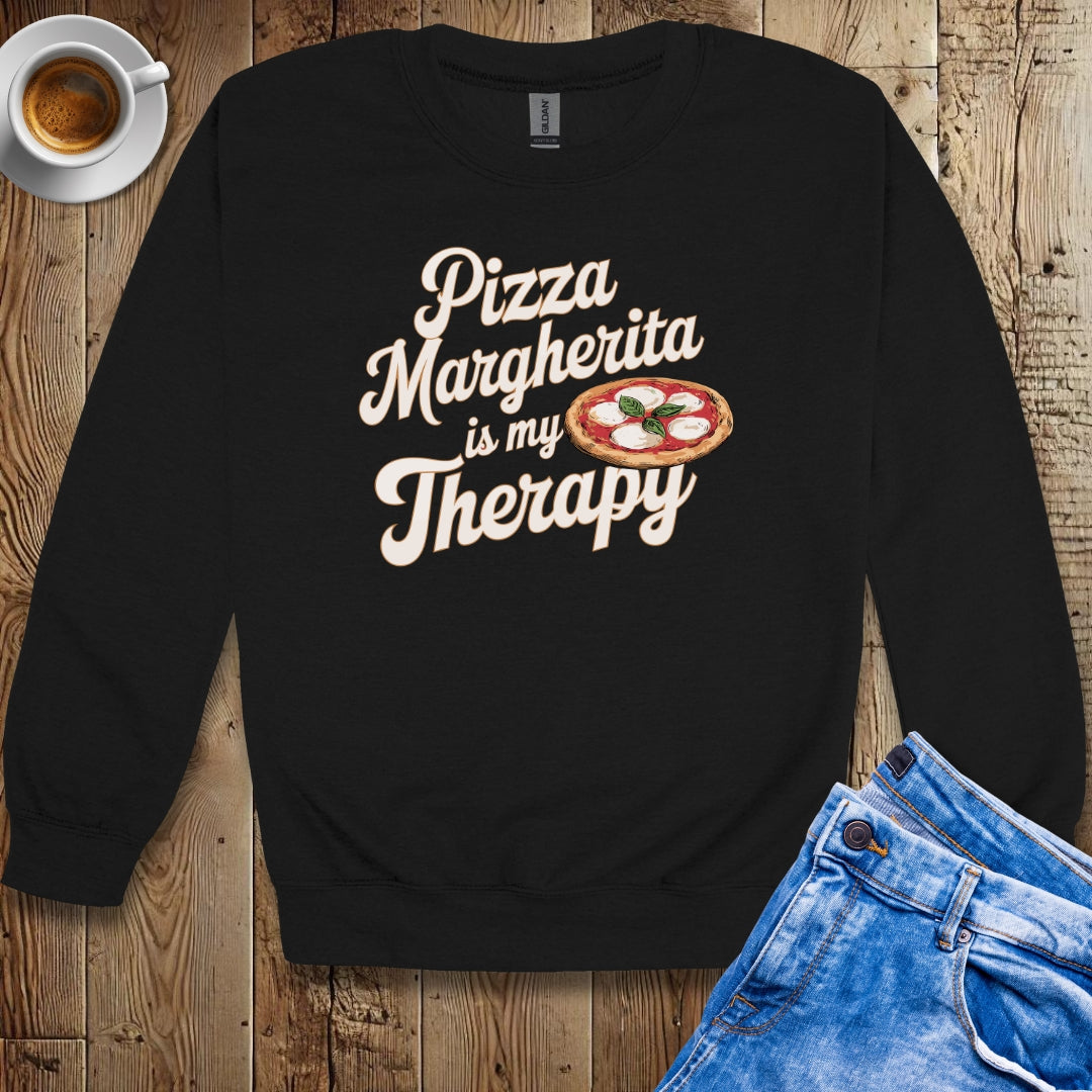 Pizza Margherita Is My Therapy Sweatshirt