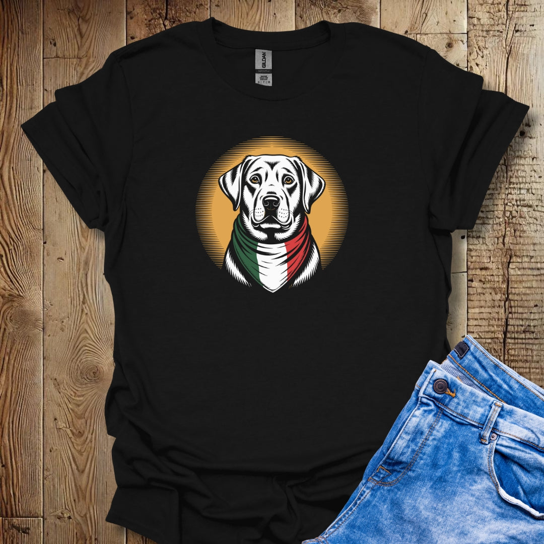 Labrador Italian Flag Bandana Unisex T-shirt