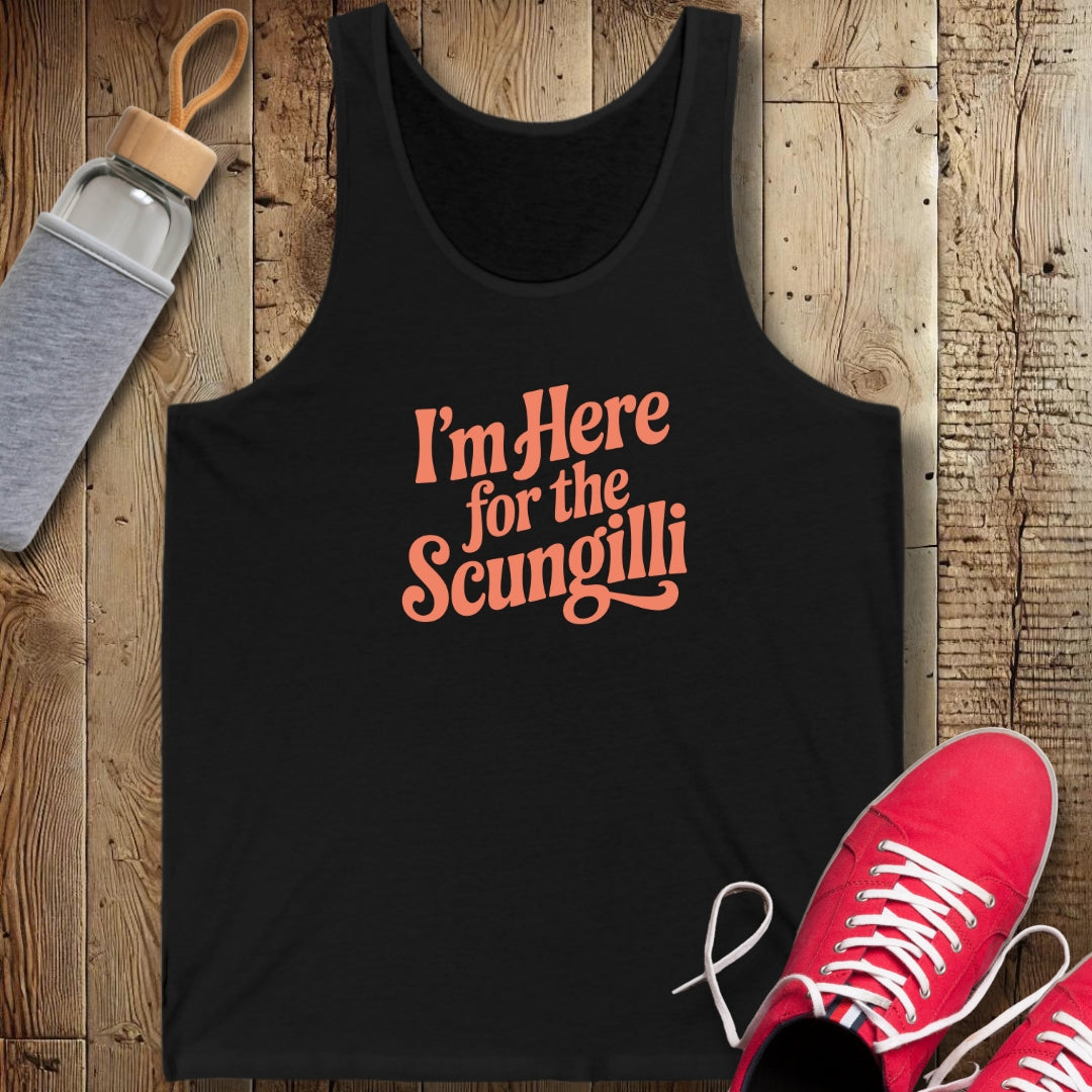 I'm Here for the Scungilli Unisex Jersey Tank