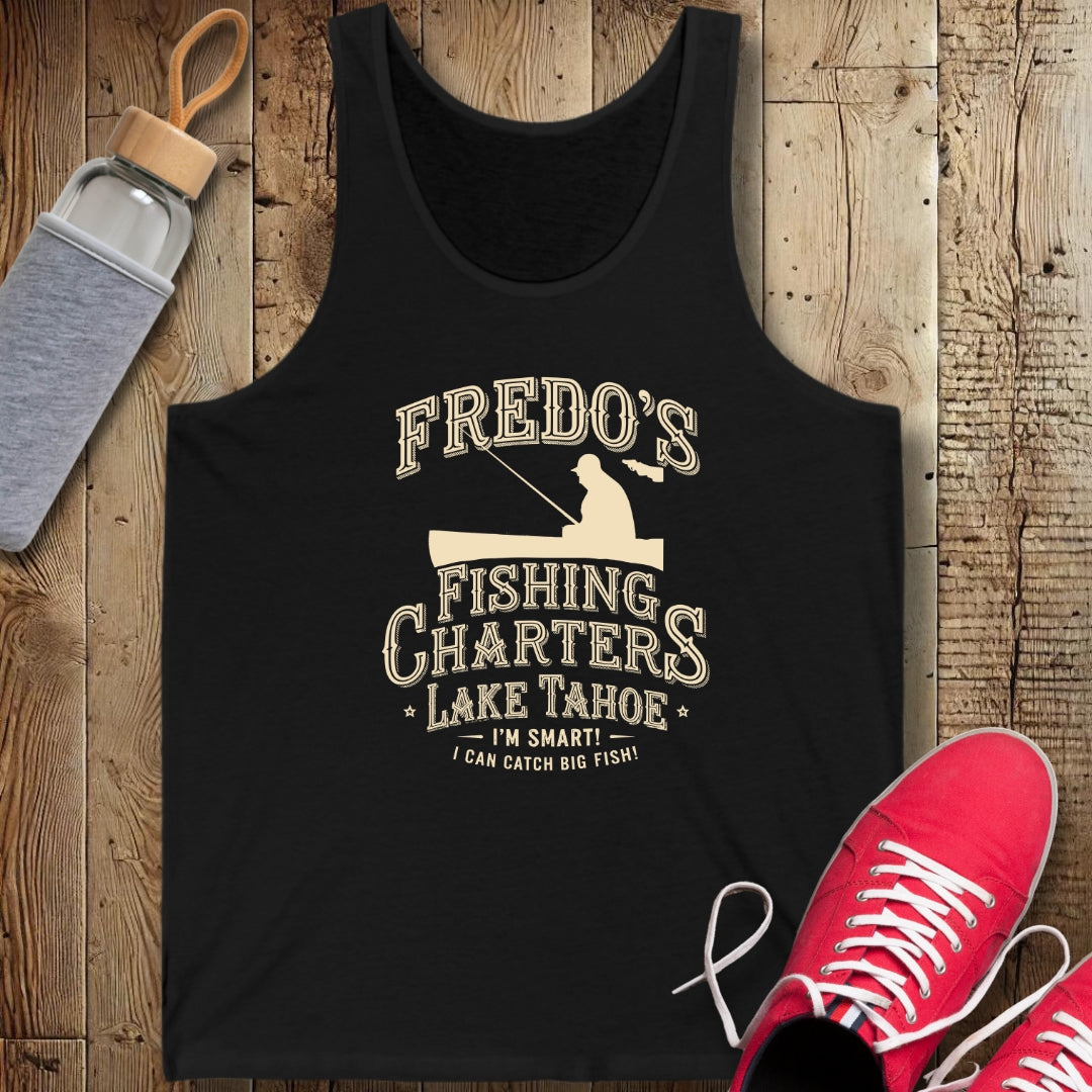 Fredo's Fishing Charters Godfather Parody Unisex Jersey Tank