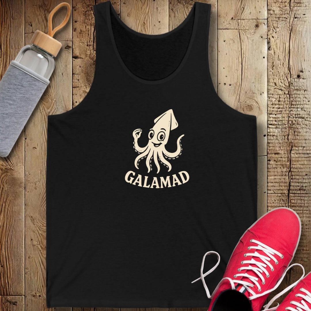 Galamad Italian Hand Calamari Squid Unisex Jersey Tank