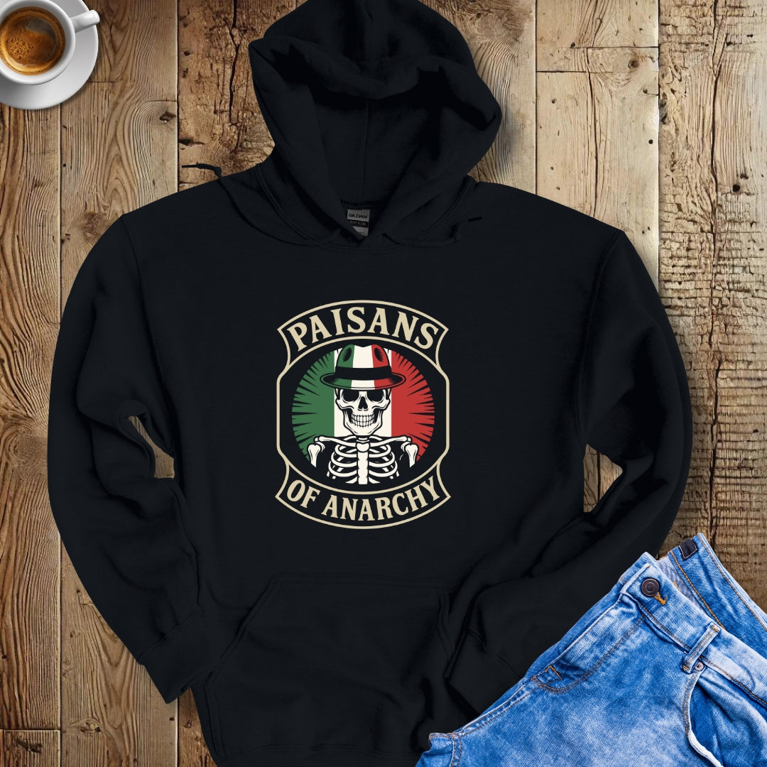 Paisans of Anarchy Hoodie Sweatshirt