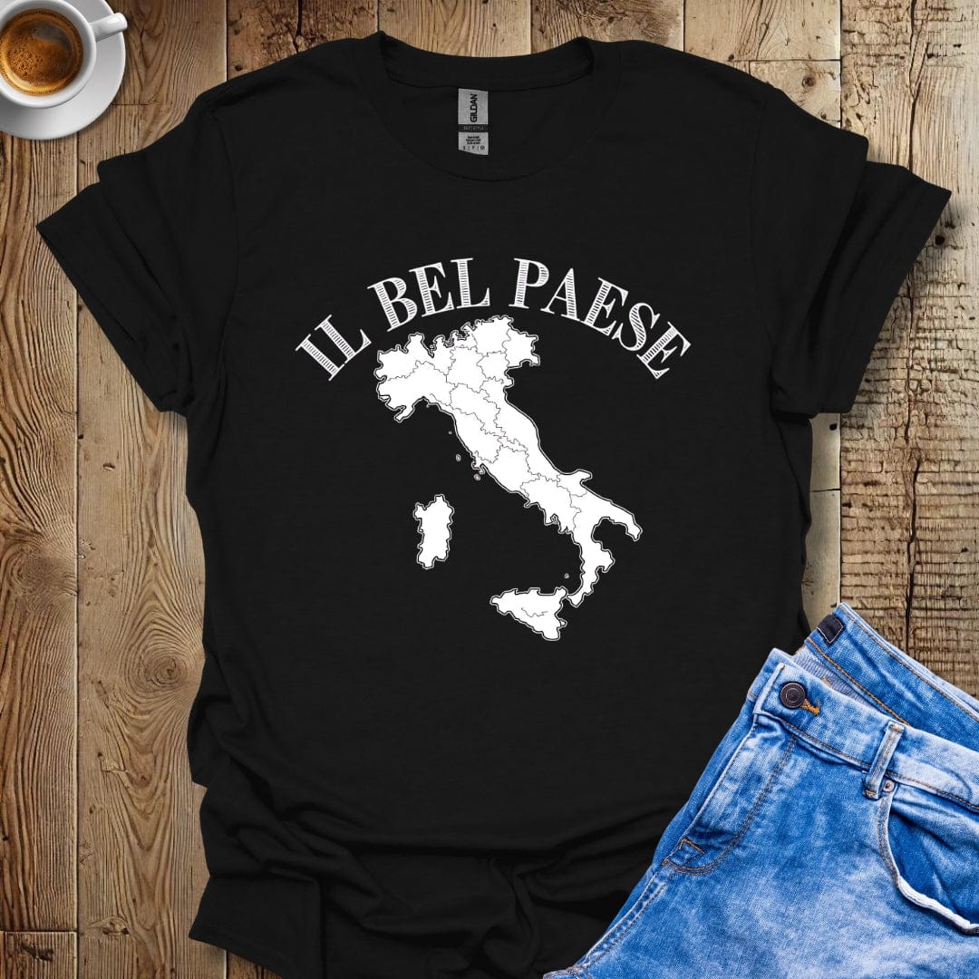 Il Bel Paese Italy Map Italian Pride T-shirt