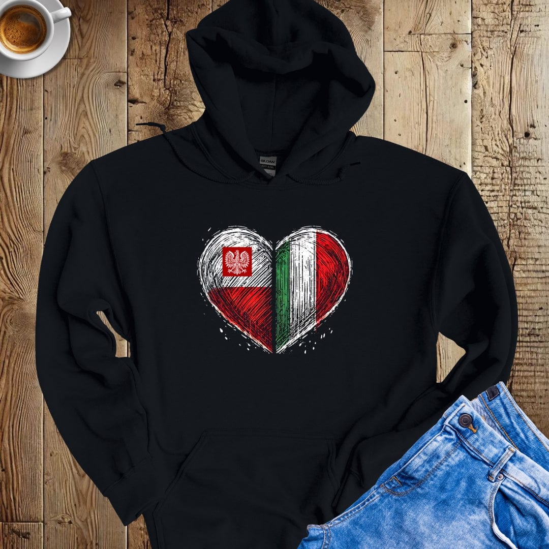 Half Polish Half Italian Hoodie Sweatshirt