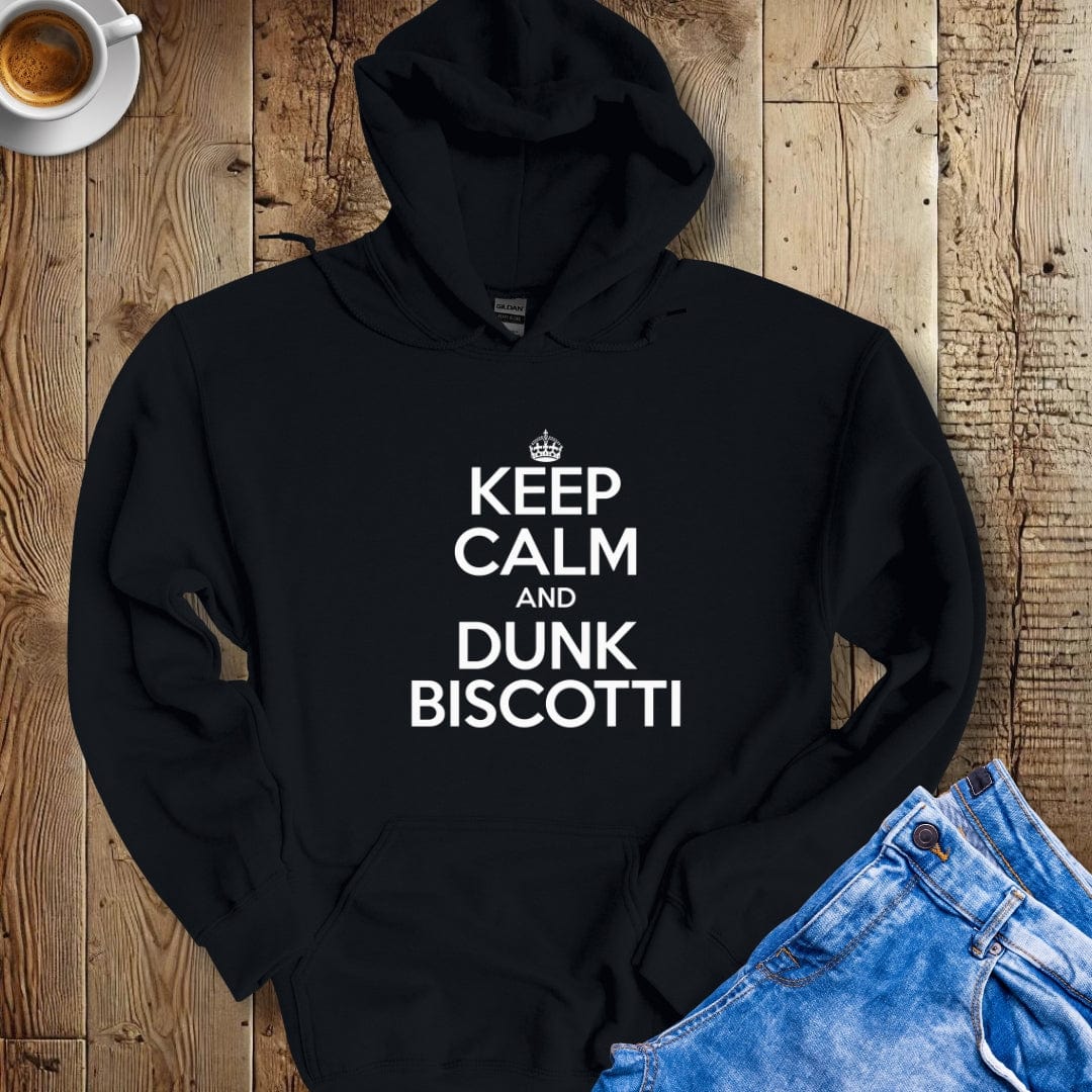 Keep Calm and Dunk Biscotti Hoodie Sweatshirt