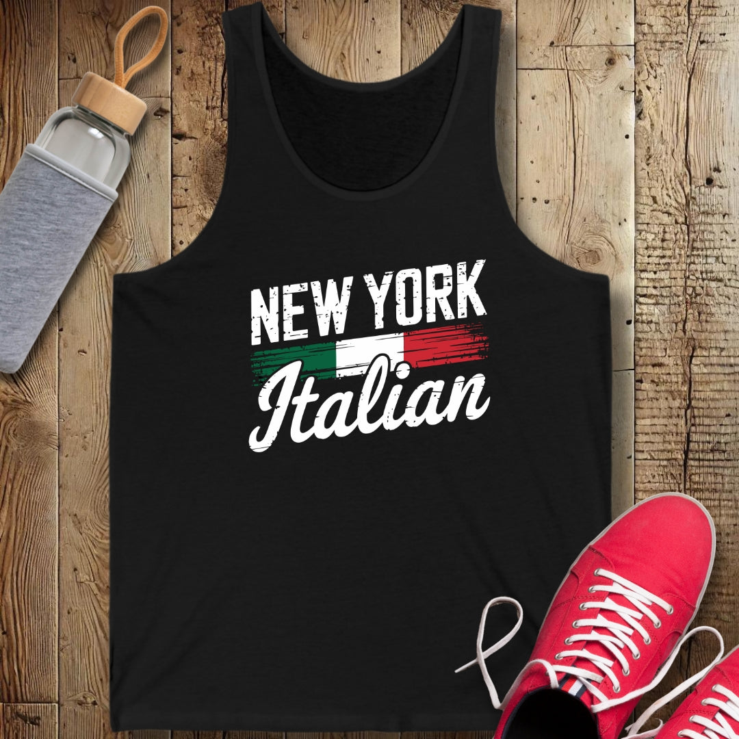 New York Italian Unisex Jersey Tank
