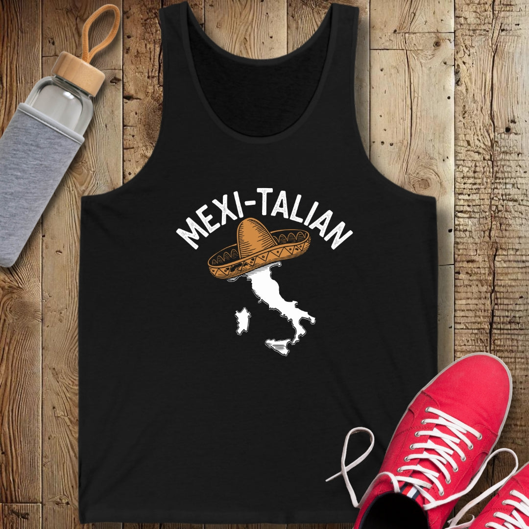Mexi Talian Half Mexican Italian Unisex Jersey Tank