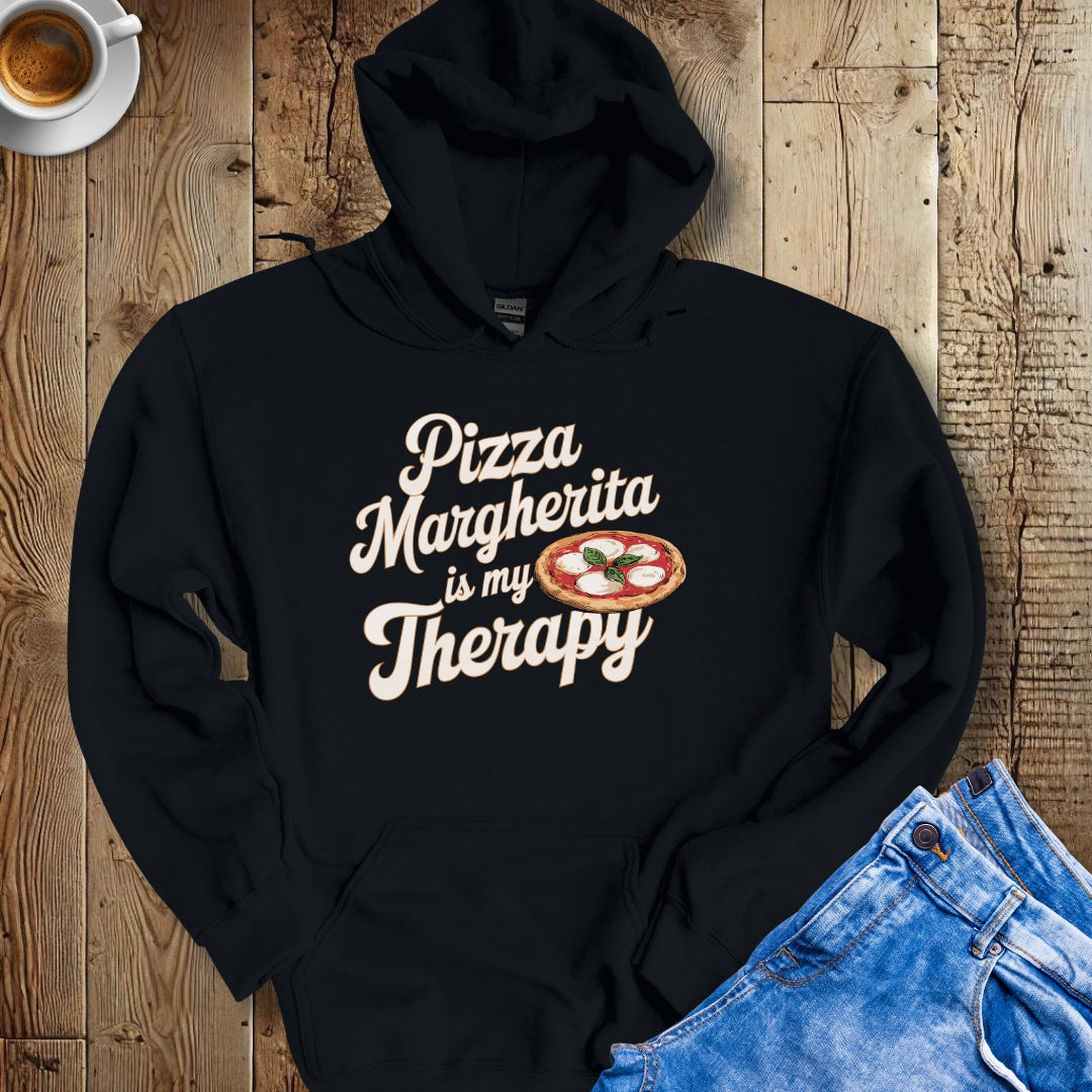 Pizza Margherita Is My Therapy Hoodie Sweatshirt