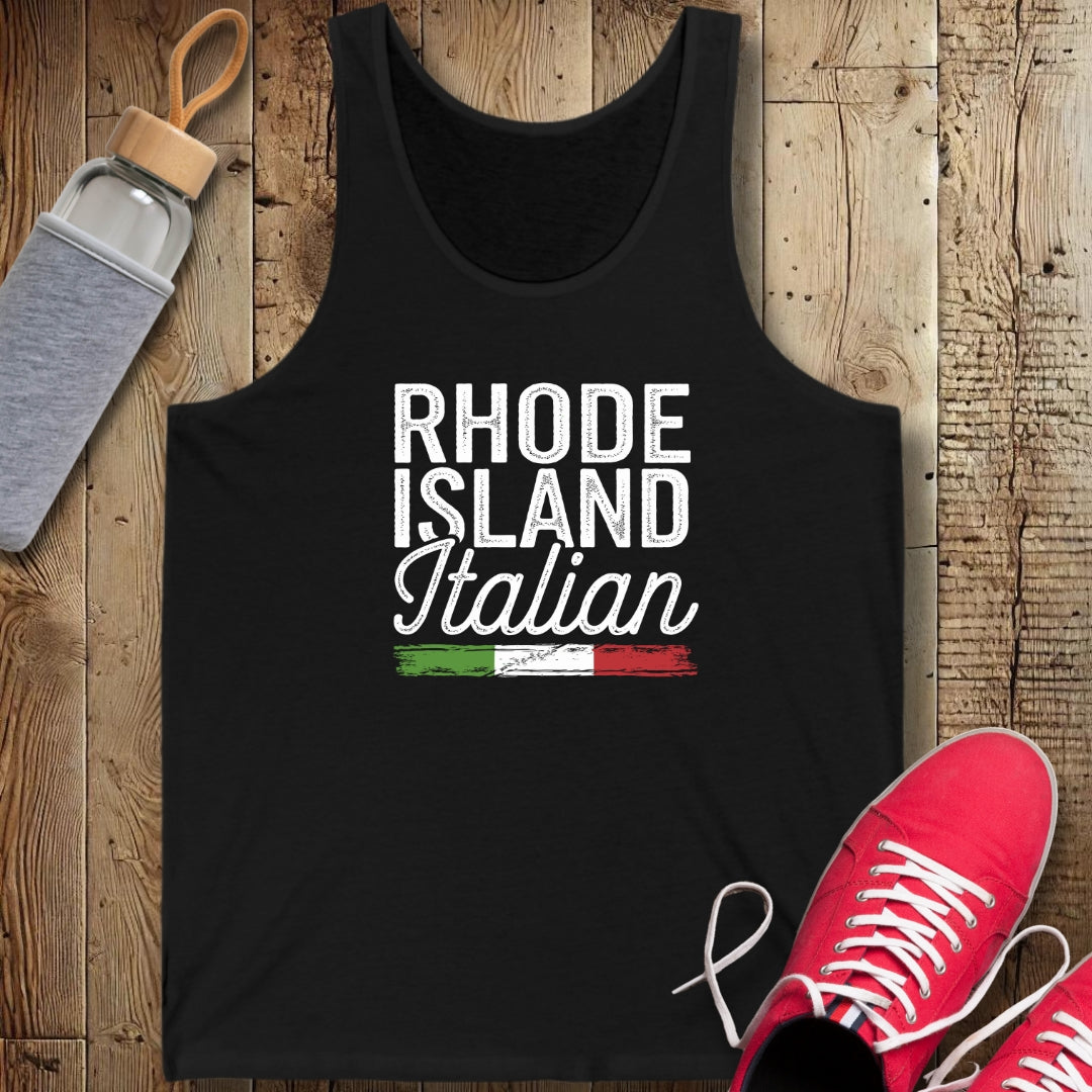 Rhode Island Italian Unisex Jersey Tank