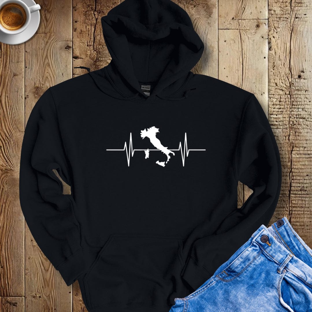 Italian Heartbeat Hoodie Sweatshirt