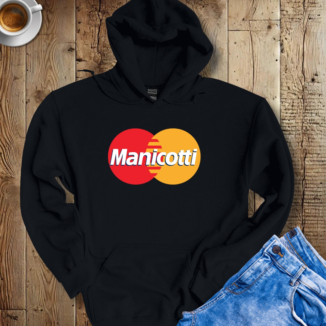Manicotti Mastercard Logo Hoodie Sweatshirt