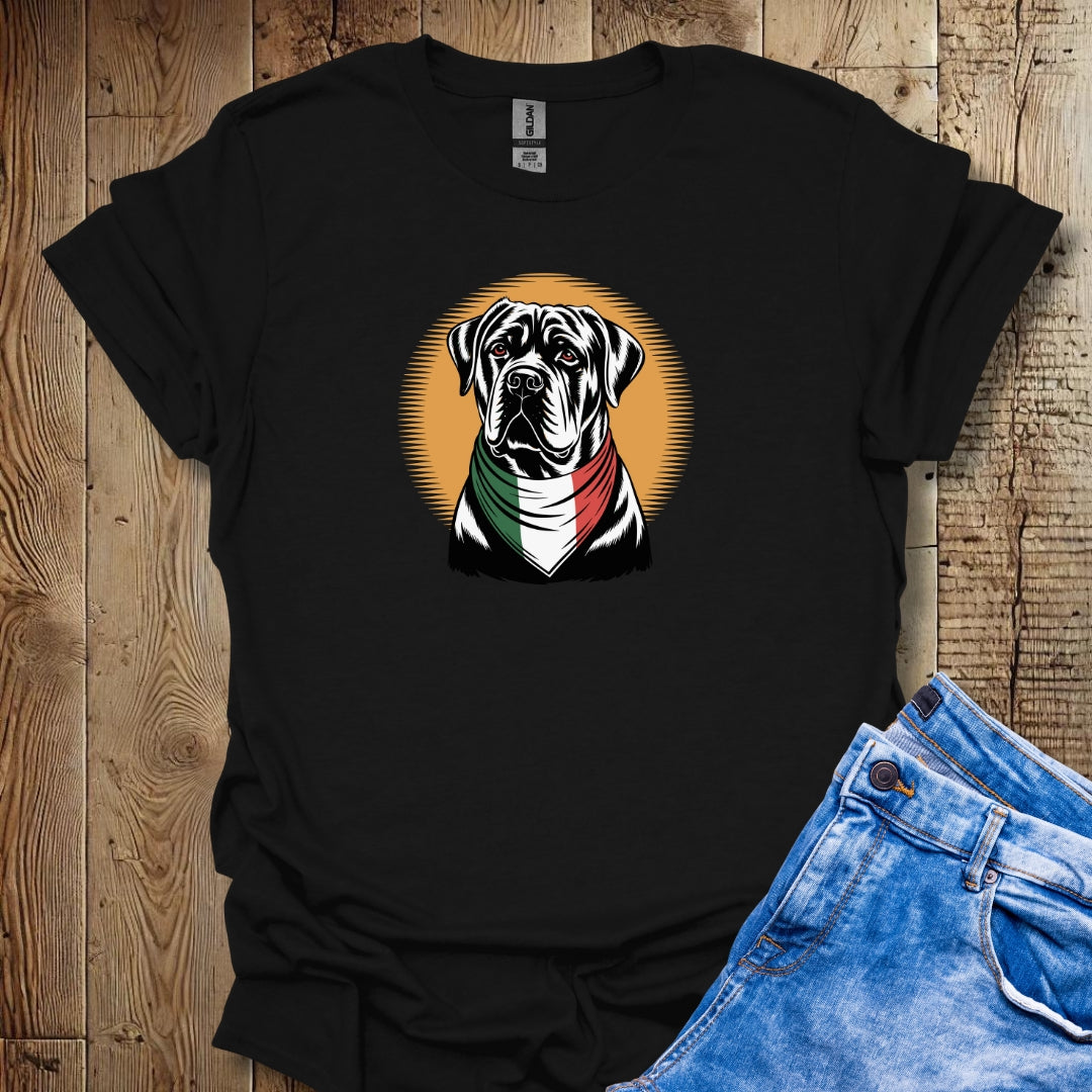 Cane Corso Italian Flag Bandana Unisex T-shirt