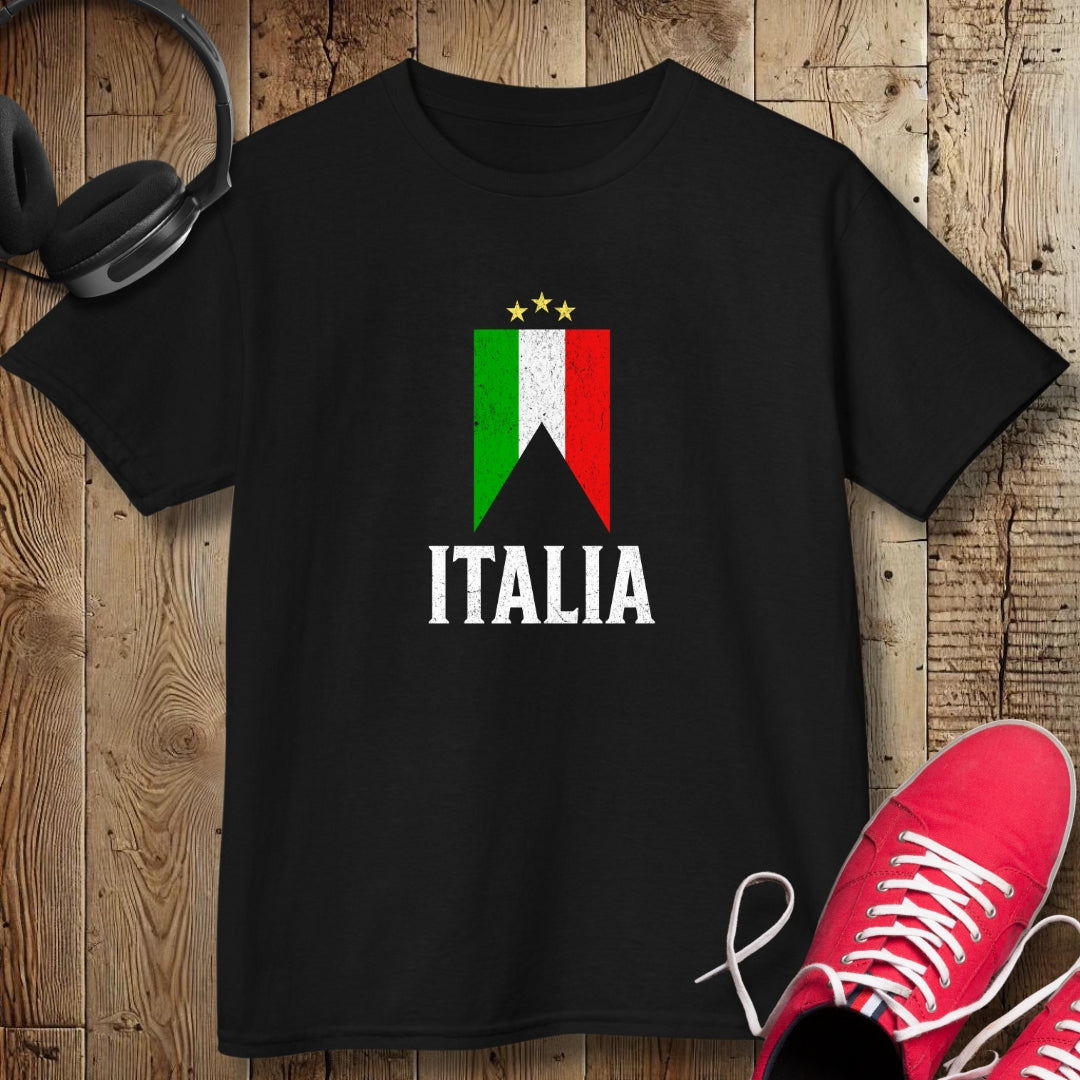 Italian Flag Badge Kids Tee