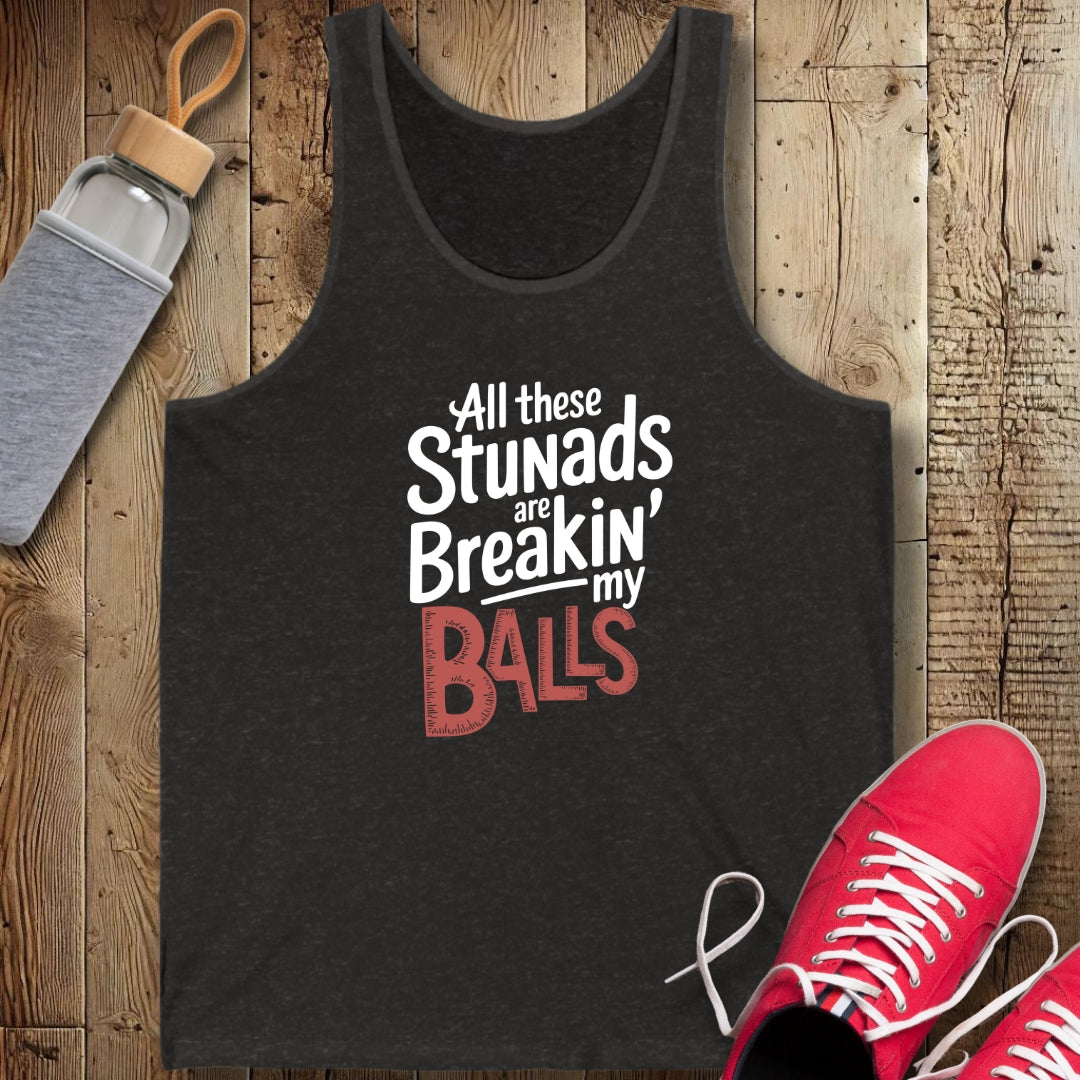 All These Stunads Breakin Balls Unisex Jersey Tank
