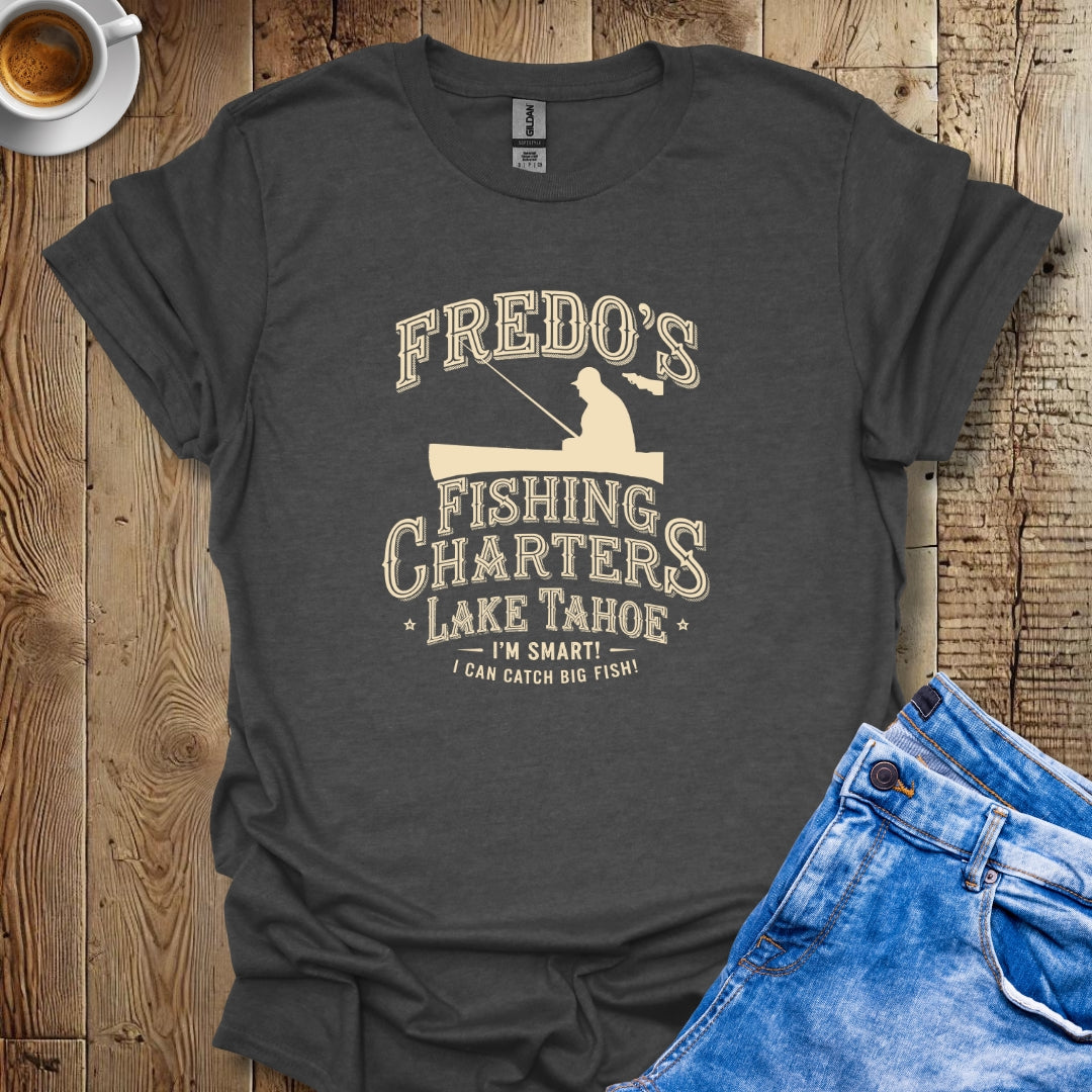Fredo's Fishing Charters Godfather Parody T-shirt